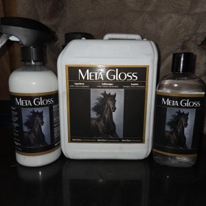 Meta gloss spray gel manen staart vacht paard hond